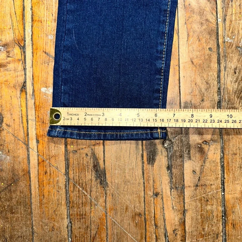 Old Navy Jeans Boys Large Blue Denim Regular Straight Leg‎ Dark Wash Drawstring